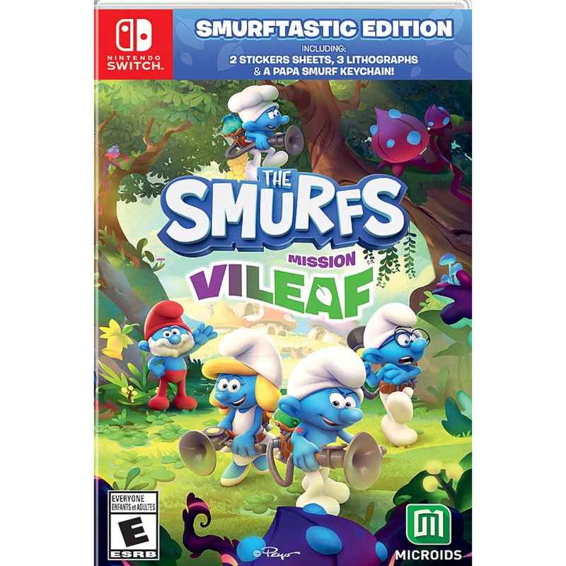 The Smurfs Mission Vileaf - Smurftastic Edition [Nintendo Switch] Nintendo Switch Video Game Microids   