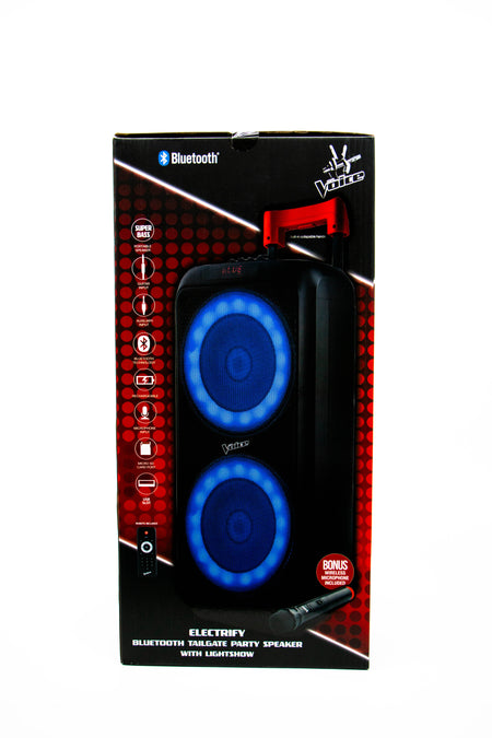 The Voice: Electrify Tailgate Party Speaker with LED Lights [Electronics] Electronics The Voice   