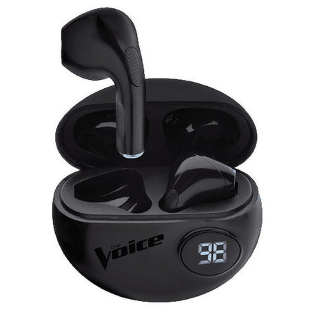 The Voice: Live Earbuds with Power Display - Black [Electronics] Electronics The Voice   