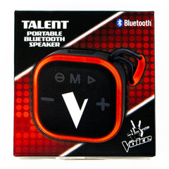 The Voice: Talent Portable Bluetooth Speaker - Black [Electronics] Electronics The Voice   