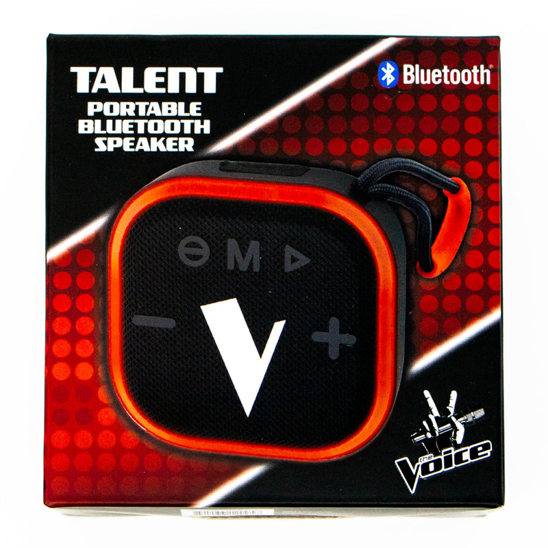 The Voice: Talent Portable Bluetooth Speaker - Black [Electronics] Electronics The Voice   