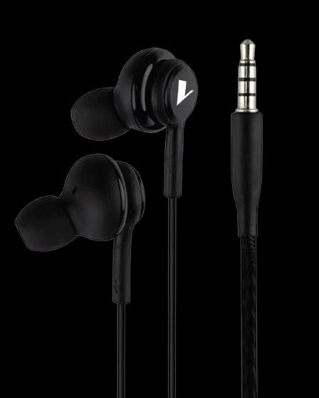 The Voice: Wired Earbuds w/ Mic - Black [Electronics] Electronics The Voice   