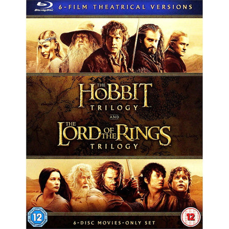 The Middle-Earth 6-Film Theatrical Collection [Blu-Ray Box Set] DVDs & Blu-Rays Warner Bros.   