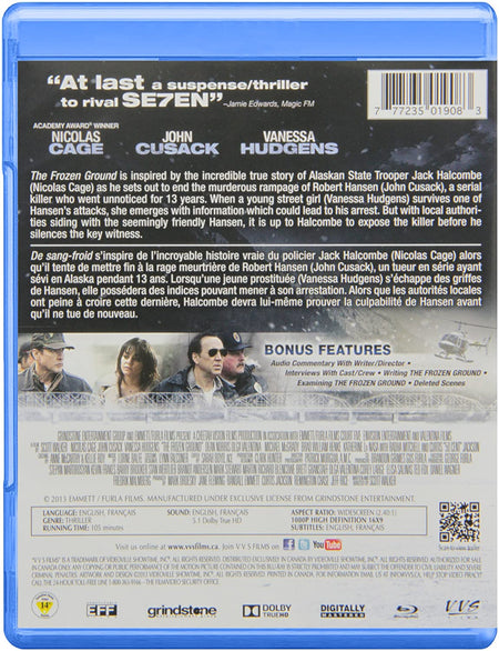 The Frozen Ground [Blu-ray] DVDs & Blu-Rays Warner Brothers   