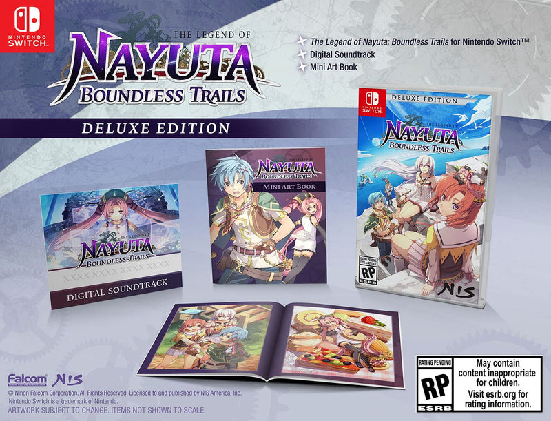The Legend of Nayuta: Boundless Trails - Deluxe Edition [Nintendo Switch] Nintendo Switch Video Game NIS America   