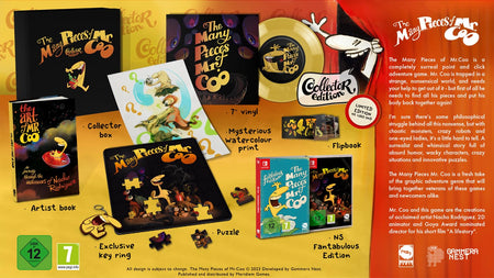 The Many Pieces of Mr. Coo - Collector's Edition [Nintendo Switch] Nintendo Switch Video Game Meridiem Games   