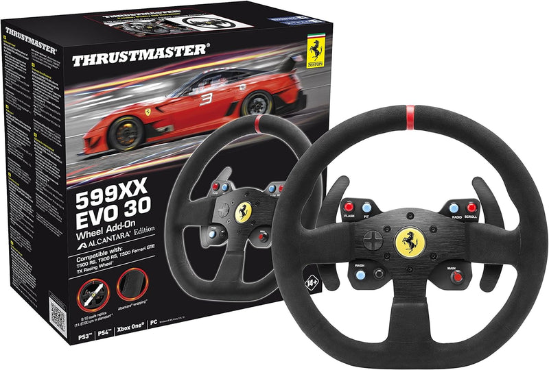 Thrustmaster: F599XX EVO 30 Wheel - Alcantara Edition [PC/PS3/PS4/PS5/Xbox One Accessories] PC Accessories Thrustmaster   