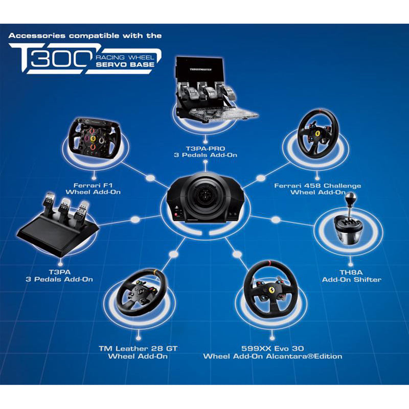 Thrustmaster: T300 Racing Wheel Servo Base [PC/PS4/PS5 Accessories] PC Accessories Thrustmaster   