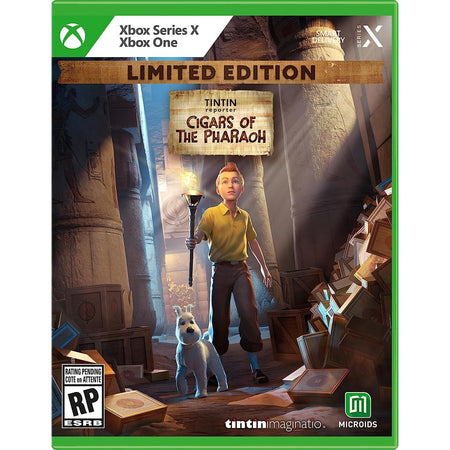 Tintin Reporter: Cigars of the Pharaoh - Limited Edition [Xbox One / Xbox Series X] Xbox Series X Video Game Microids   