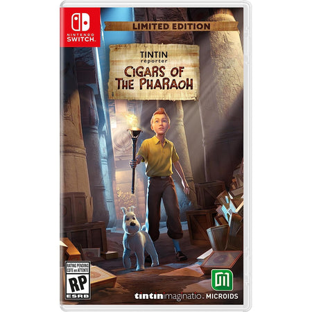 Tintin Reporter: Cigars of the Pharaoh - Limited Edition [Nintendo Switch] Nintendo Switch Video Game Microids   