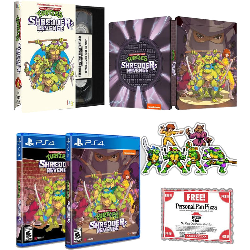 Teenage Mutant Ninja Turtles: Shredder's Revenge - Classic Edition [PlayStation 4] PlayStation 4 Video Game Limited Run Games   