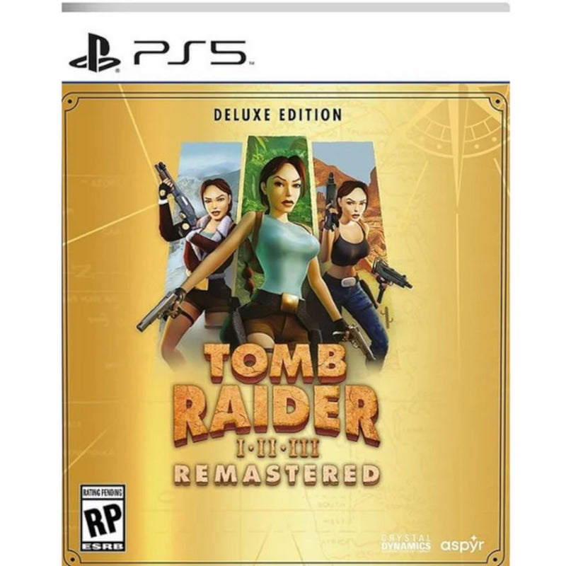 Tomb Raider I - III Remastered - Deluxe Edition [PlayStation 5] PlayStation 5 Video Game U & I Entertainment   