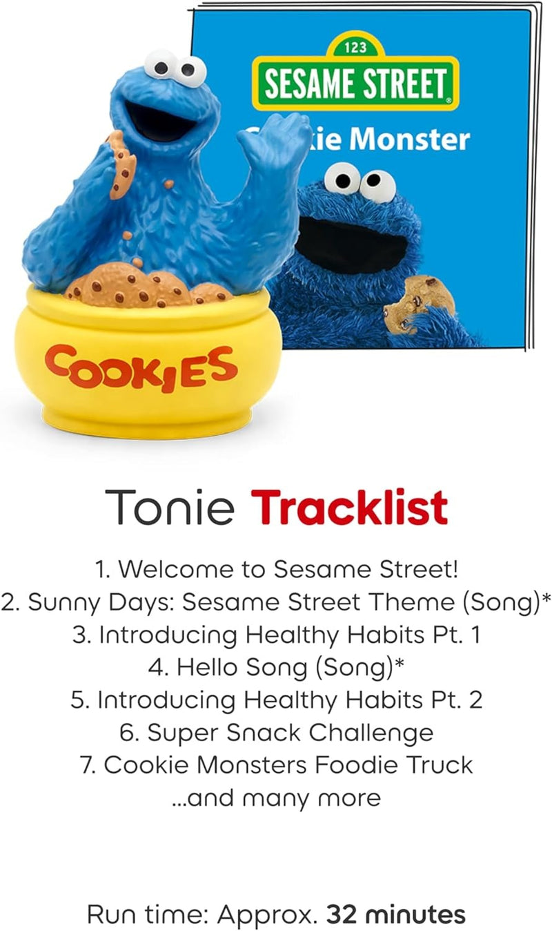 Tonies: Cookie Monster Audio Toy Figurine from Sesame Street
