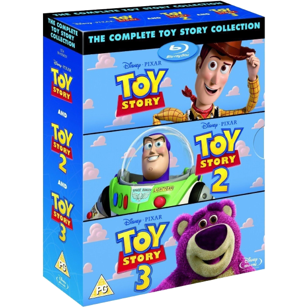 Disney Pixar's Toy Story 1-3 Collection [Blu-Ray Box Set] DVDs & Blu-Rays Disney   