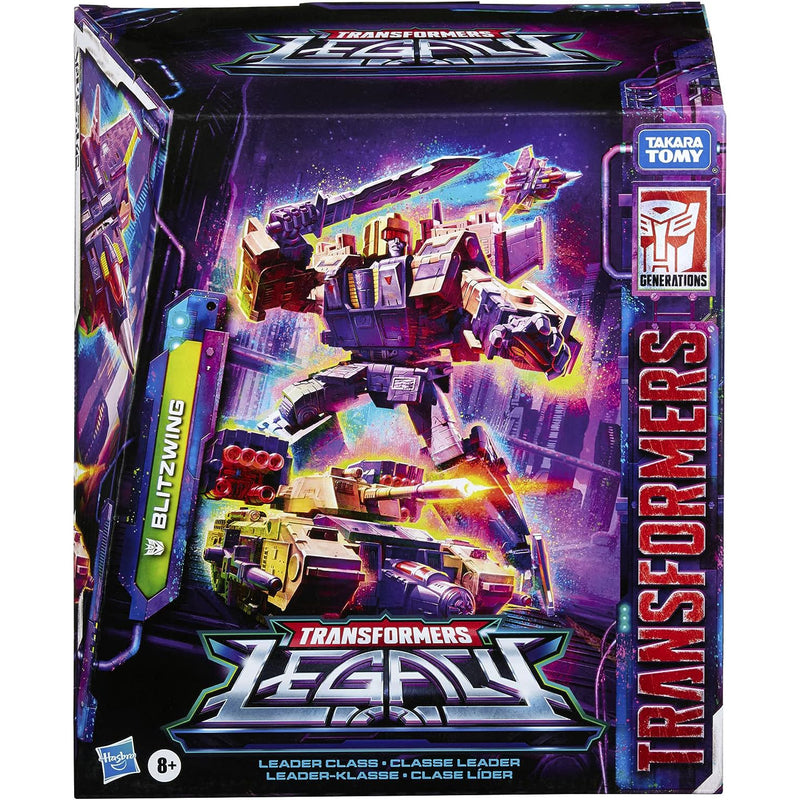 Transformers Generations Legacy Series: Leader Blitzwing Triple Changer Action Figure [Toys, Ages 8+] Toys & Games Hasbro   