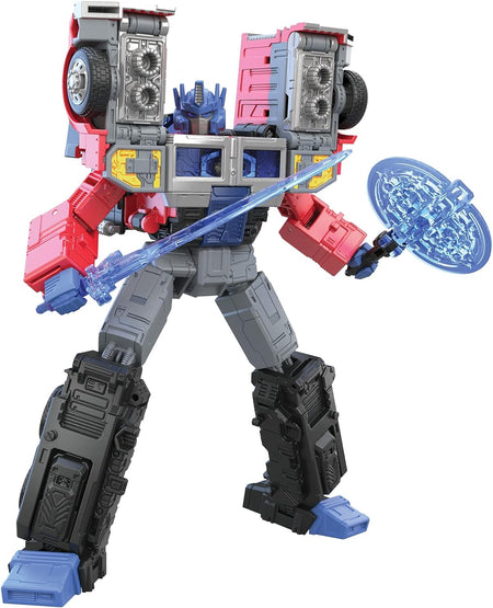 Transformers Generations Legacy Series: Leader G2 Universe Laser Optimus Prime Action Figure [Toys, Ages 8+] Toys & Games Hasbro   