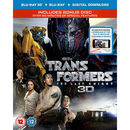 Transformers: The Last Knight 3D [3D + 2D Blu-ray + Digital] DVDs & Blu-Rays Paramount Pictures   