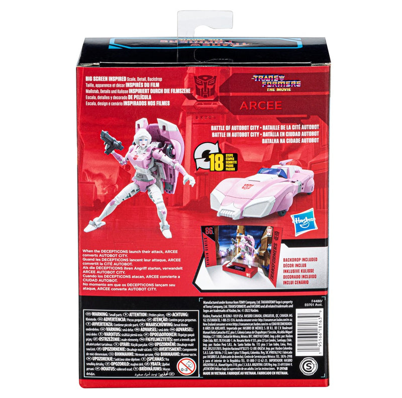 Transformers Studio Series: 86-16 Deluxe Class The Transformers: The Movie Arcee Action Figure [Toys, Ages 8+] Toys & Games Hasbro   