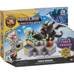 Treasure X Minecraft - Caves and Cliffs Ender Dragon Pack  [Toys, Ages 5+] Minecraft Mojang Studios   