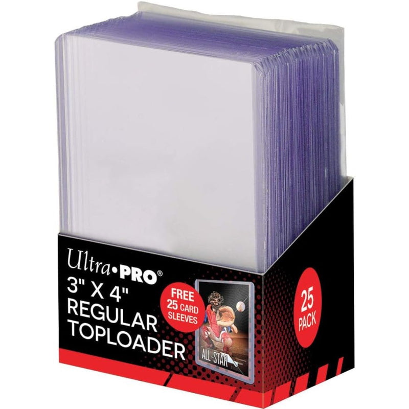 Ultra Pro: Toploader 3" X 4" Regular - 25 count Card Game Ultra Pro   