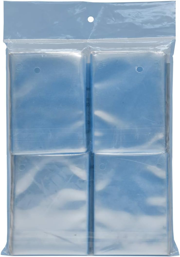 Ultra PRO: Clear Card Sleeves Storage Safe - 500 Count [2.5" x 3.5" Standard Size Trading Cards] Card Game Accessories Ultra Pro