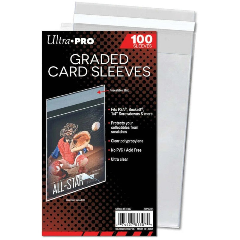 Ultra Pro Graded Card Resealable Sleeves - 100 Count Card Game Ultra Pro   