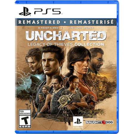 Uncharted: Legacy of Thieves Collection Remastered [PlayStation 5] PlayStation 5 Video Game Sony