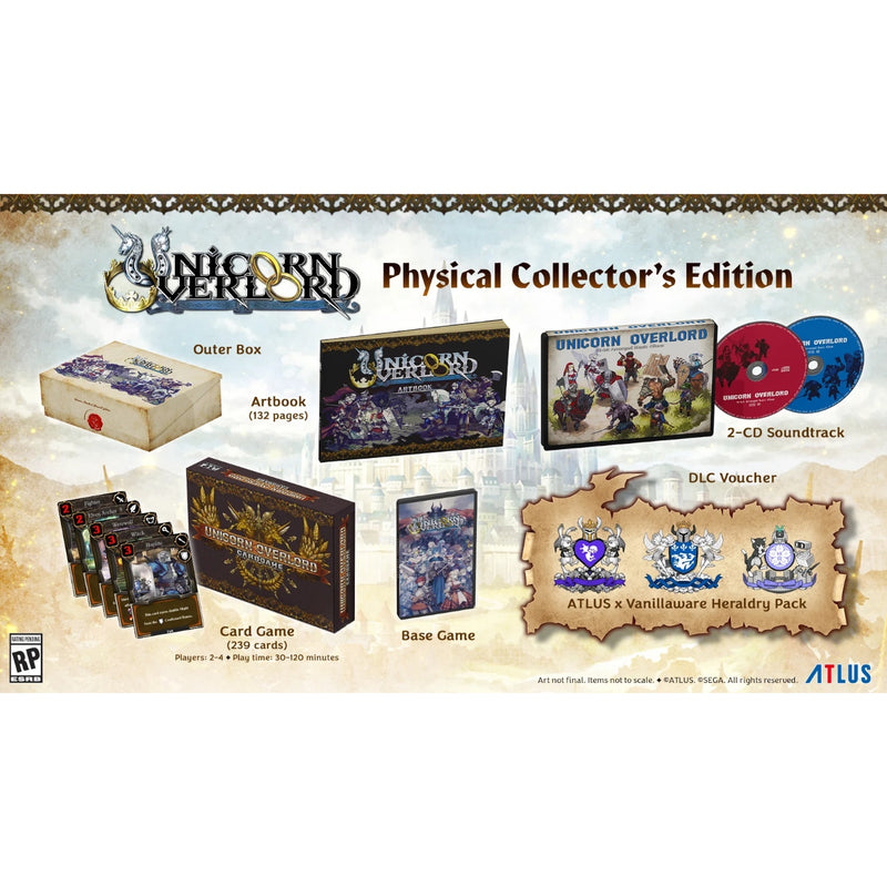 Unicorn Overlord - Collector's Edition (Monarch Edition) [Nintendo Switch] Nintendo Switch Video Game Atlus   