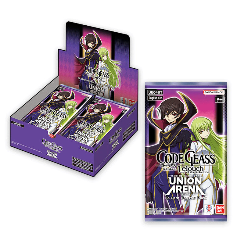 Union Arena TCG: Code Geass Lelouch of the Rebellion Booster Box [UE04 – Shopville