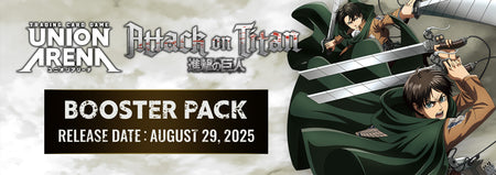 Union Arena TCG: Attack on Titan Booster Box [UE10BT] - 16 Packs Card Game Bandai Namco