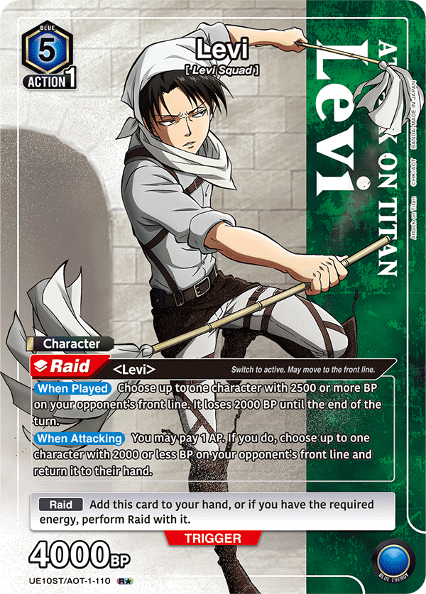 Union Arena TCG: Attack on Titan Starter Deck Card Game Bandai Namco