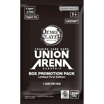Union Arena TCG: Demon Slayer - Kimetsu no Yaiba UE05BT 1st Edition Box Promotion Pack Card Game Bandai Namco