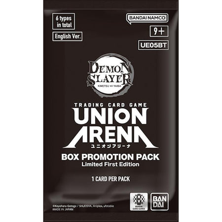 Union Arena TCG: Demon Slayer - Kimetsu no Yaiba UE05BT 1st Edition Box Promotion Pack Card Game Bandai Namco