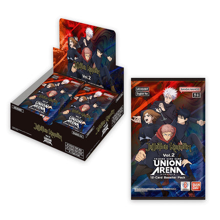 Union Arena TCG: Jujutsu Kaisen Booster Box Vol. 2 [UEX02BT] - 16 Packs Card Game Bandai Namco