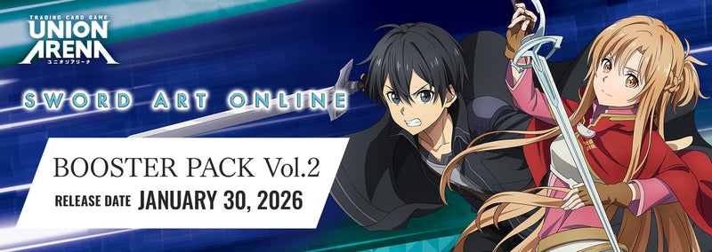 Union Arena TCG: Sword Art Online Vol.2 [UEX06BT] - 16 Packs Card Game Bandai Namco