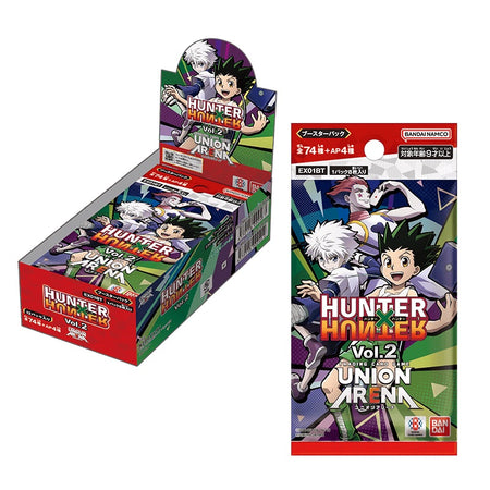 Union Arena: Hunter x Hunter Vol. 2 Booster Box [EX01BT] - 12 Packs [Japanese JPN] Card Game Bandai Namco