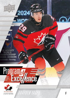 Upper Deck: 2024 Team Canada Juniors Hockey Blaster Box Card Game Upper Deck