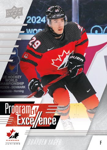 Upper Deck: 2024 Team Canada Juniors Hockey Blaster Box Card Game Upper Deck