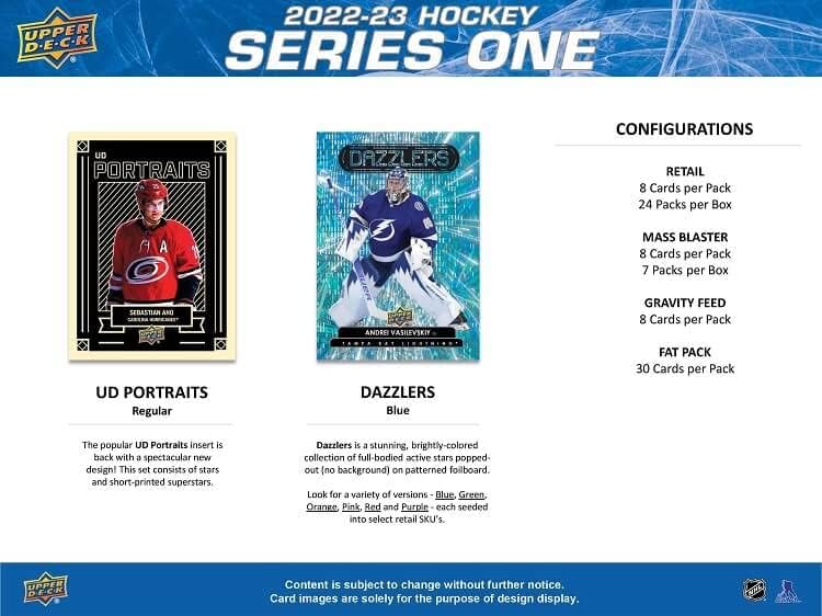 2022-23 Upper Deck Series 1 Hockey Tin Card Game Upper Deck   