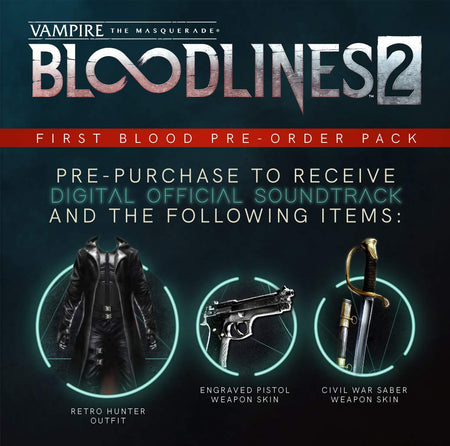 Vampire: The Masquerade - Bloodlines 2 - First Blood Edition [Xbox One] Xbox Series X Video Game Deep Silver   