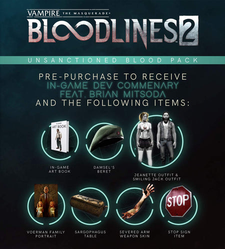 Vampire: The Masquerade - Bloodlines 2 - Unsanctioned Edition [PlayStation 4] PlayStation 4 Video Game Deep Silver   