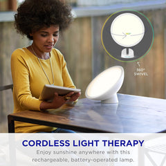 Verilux: Happy Light Halo - Cordless LED Therapy Lamp Electronics Verilux   