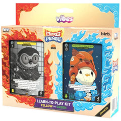 Vibes Pudgy Penguins TCG - Birb & Pengu Learn to Play Advanced Starter Kit: Yellow vs Green [Set 3] Card Game Pudgy Penguins