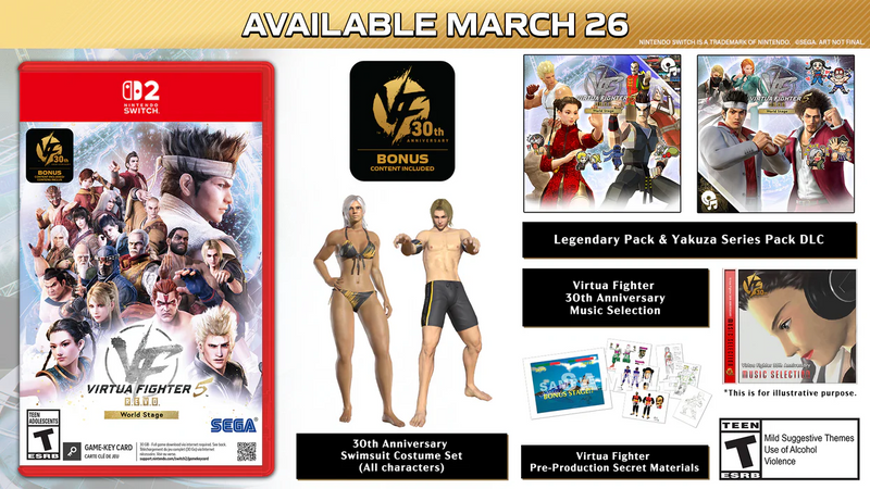 Virtua Fighter 5 R.E.V.O. World Stage: 30th Anniversary Edition [Nintendo Switch 2] Nintendo Switch 2 Video Game SEGA