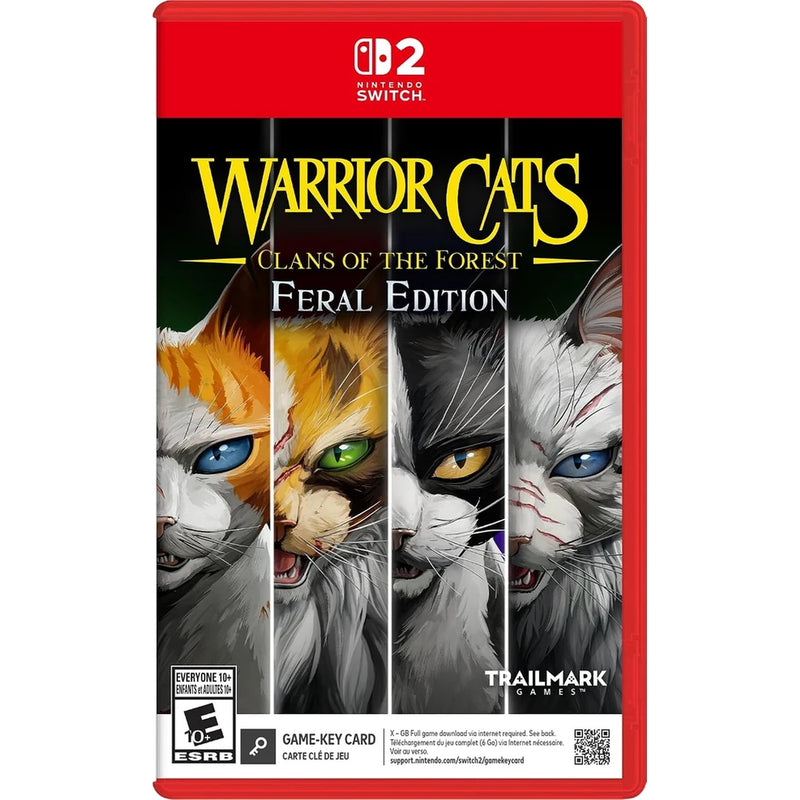 Warrior Cats: Clans of the Forest - Feral Edition [Game-Key Card][Nintendo Switch 2]