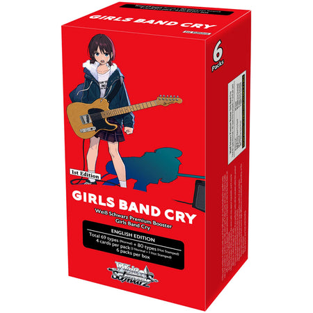 Weiss Schwarz TCG: Girls Band Cry: Premium Booster Box - 6 Packs Card Game Bushiroad