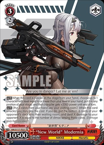 Weiss Schwarz TCG: Goddess of Victory - Nikke Trial Deck Card Game Bushiroad