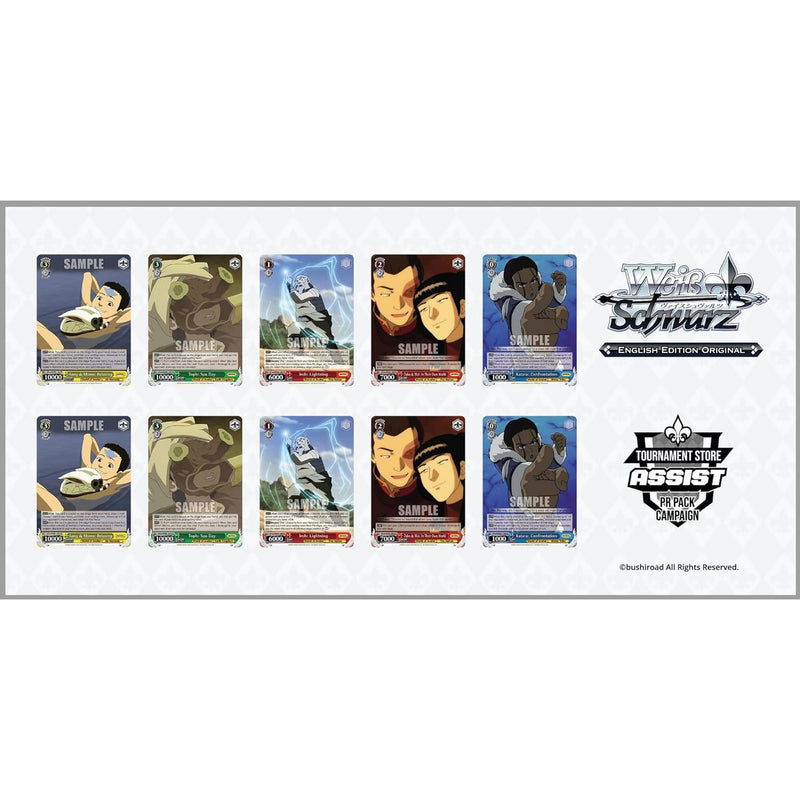 Weiss Schwarz: Avatar The Last Airbender - Tournament Store Assist Pack Card Game WeiB Schwarz   