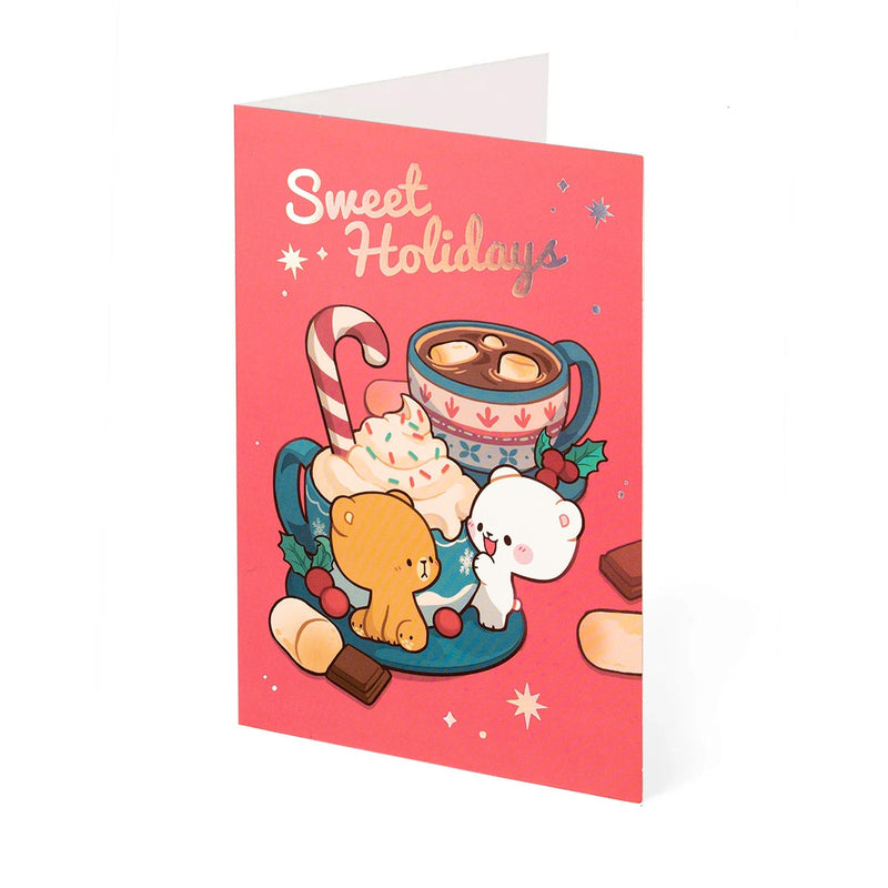 Milk Mocha Bear: Christmas Card - Sweet Holidays Greeting & Note Cards Milk Mocha Bear