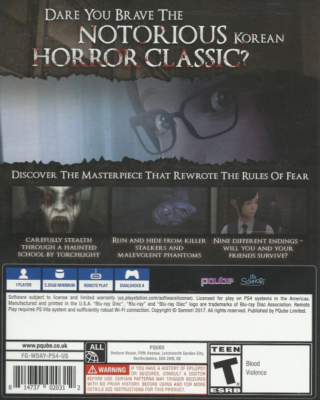 WhiteDay: A Labyrinth Named School [PlayStation 4] PlayStation 4 Video Game PQube   
